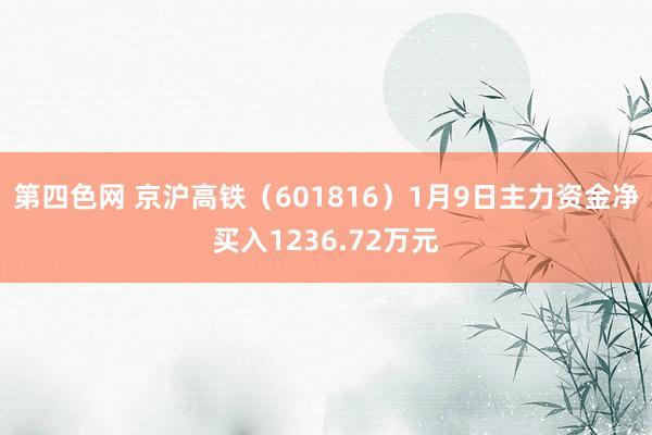 第四色网 京沪高铁（601816）1月9日主力资金净买入1236.72万元