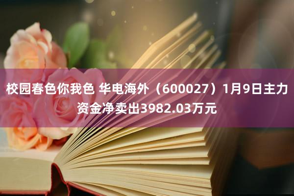 校园春色你我色 华电海外（600027）1月9日主力资金净卖出3982.03万元